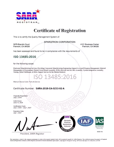 P5-Quality Commitment, ISO 9001 & 13485 Certified