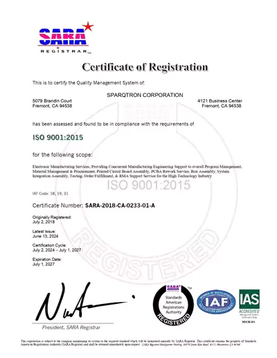 P1-Quality Commitment, ISO 9001 & 13485 Certified